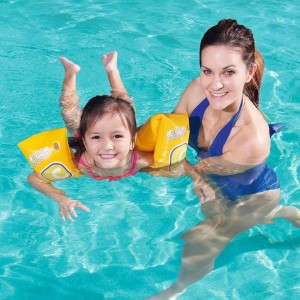 A Cute Kid During Her Swimming Session.