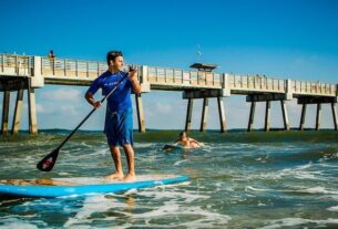 Water Skating Concept - Gulf Islands National Seashore.