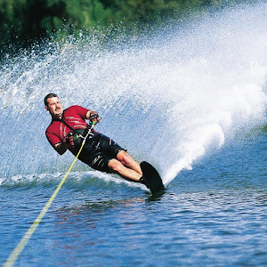 Water Surfing Image of A Man Experiencing In The Ocean.